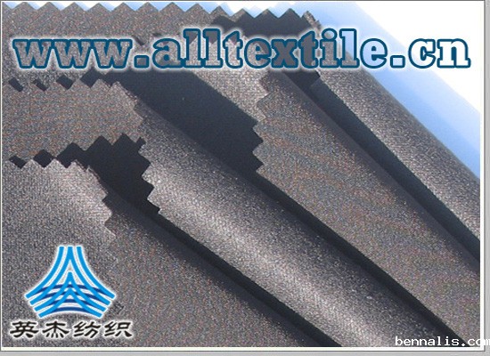 针织四面弹布+纬编布复合面料